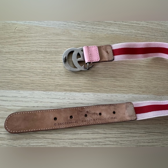 GUCCI KIDS PINK BELT Stretch - Picture 4 of 5
